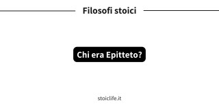 Chi era Epitteto?