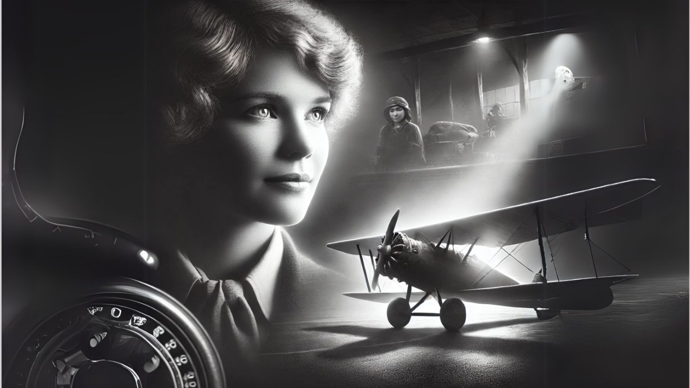Amelia Earhart: Volare oltre i Confini con Resilienza Stoica