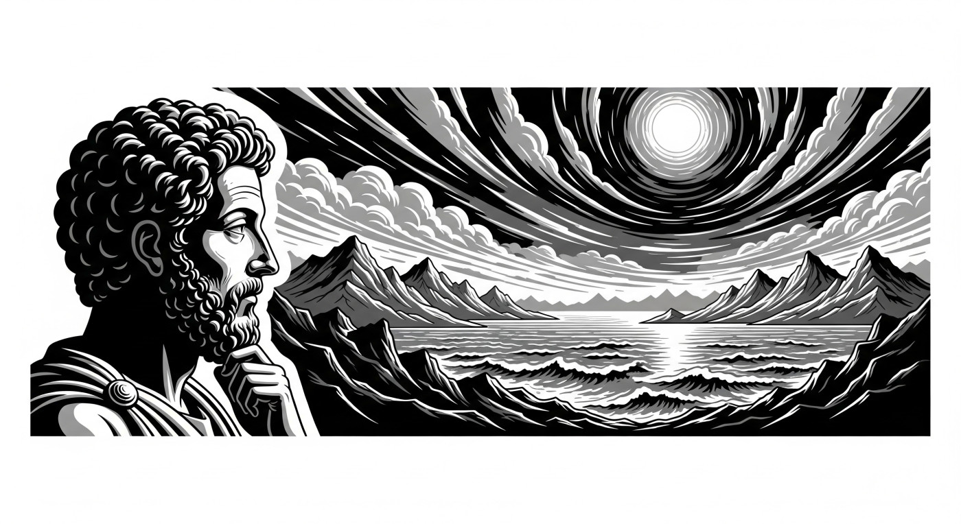 Sotto il Sole Eterno: Meditazioni sulla Natura e l’Impermanenza (Ispirato agli insegnamenti di Marco Aurelio)