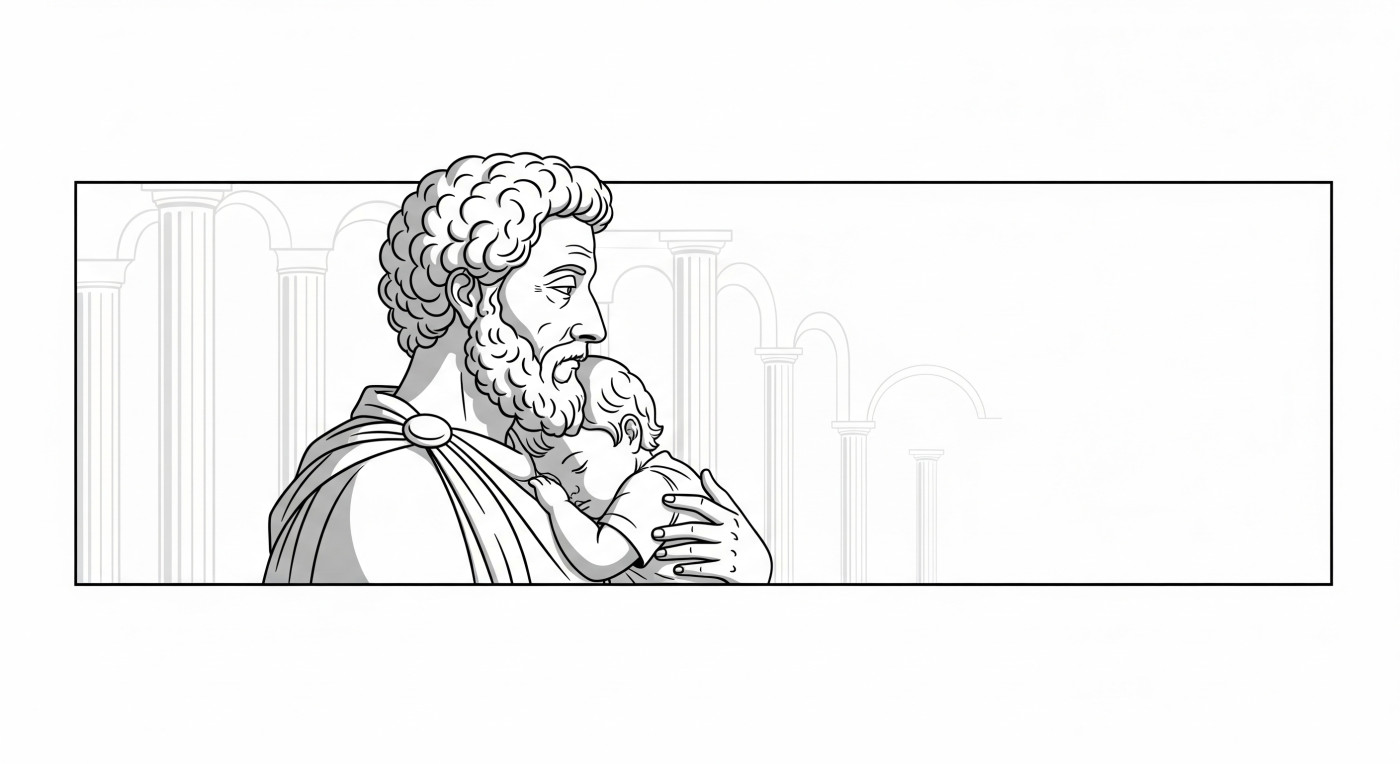 Genitorialità Consapevole: Trasformare le Difficoltà in Occasioni di Crescita grazie a Marco Aurelio