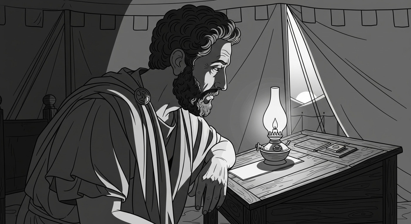 Il Viaggio Interiore di Marco Aurelio: Contemplazione e Crescita nei Cerchi di Amici